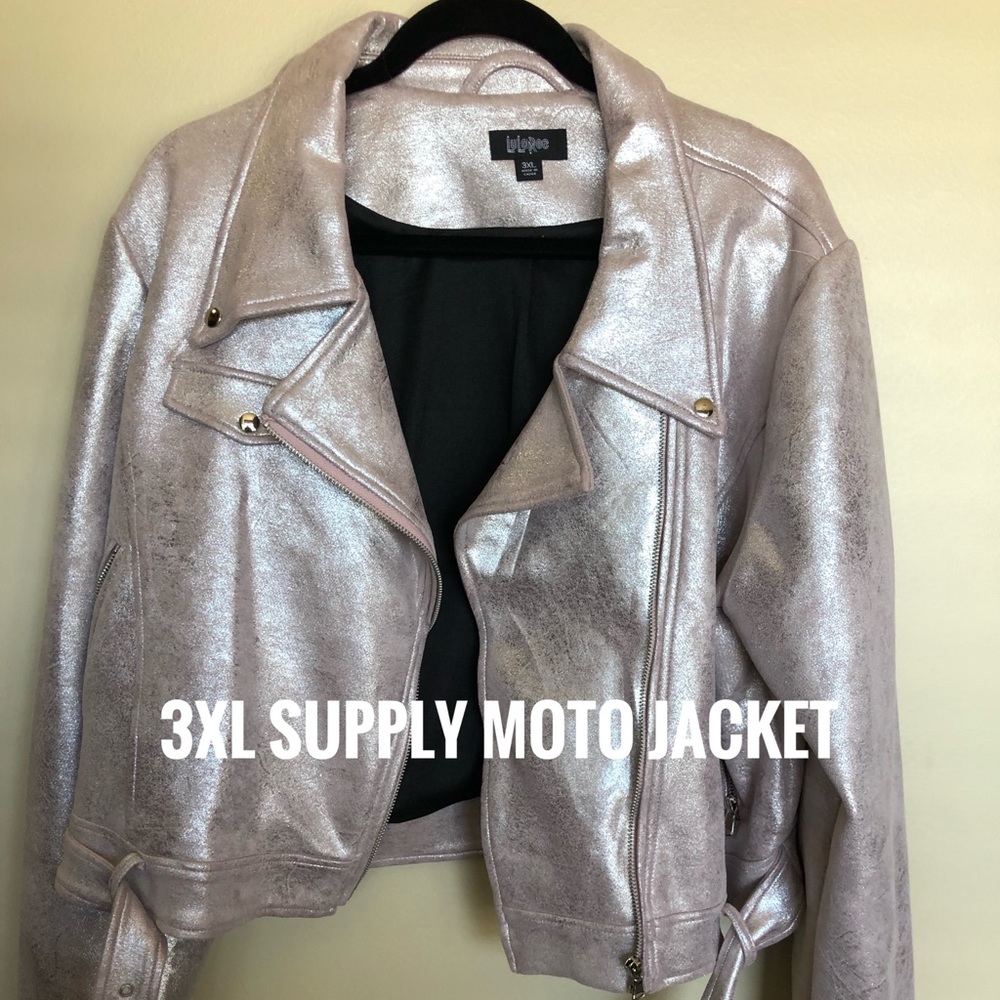 Metallic Moto jacket